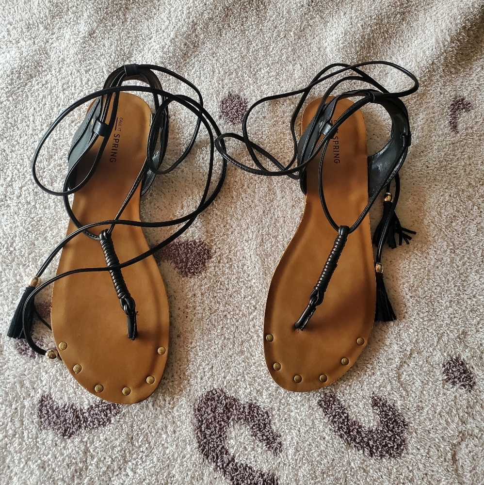 NWOT Wrap strappy sandals 🏝☀️